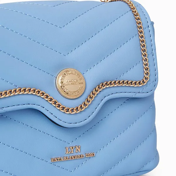 Túi Đeo Chéo Nữ Lyn Narzo XS Crossbody Bags LL23CBF132 Màu Xanh Blue