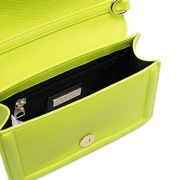 Túi Đeo Chéo Nữ Versace Jeans Couture Green Curb Chain Bag Màu Xanh Green - 4