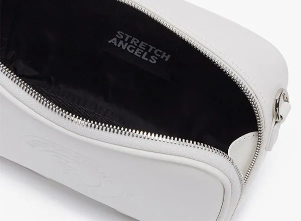 Túi Đeo Chéo Stretch Angels Logo Shoulder Bag A-23N-SWCR0013N-OWS Màu Trắng