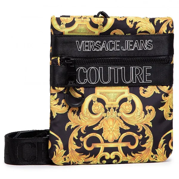 Túi Đeo Chéo Versace Messenger Bag Versace Jeans Couture E1YWABA5 Màu Đen Vàng
