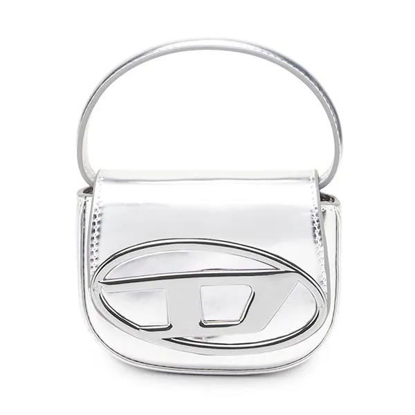 Túi Đeo Vai Nữ Diesel 1DR-XS-S - Mini Bag In Mirrored Leather X08957PS202 Màu Bạc - Túi xách - Vua Hàng Hiệu