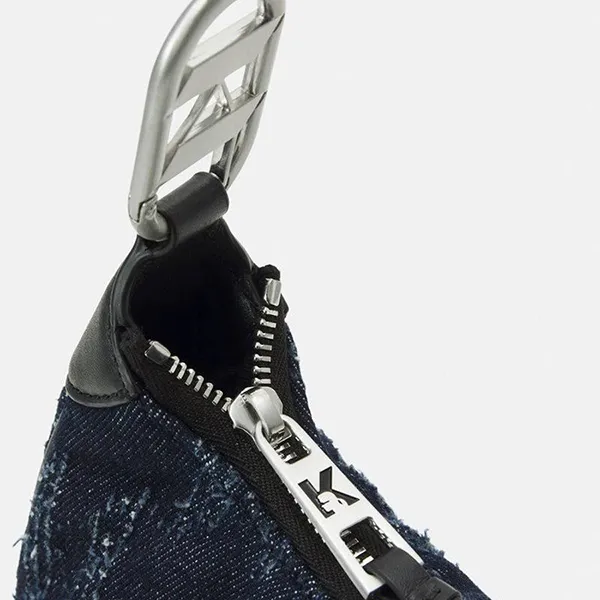 Túi Đeo Vai Karl Lagerfeld K/Bridge Denim Bag Màu Xanh Denim Đậm Size 25 - Túi xách - Vua Hàng Hiệu