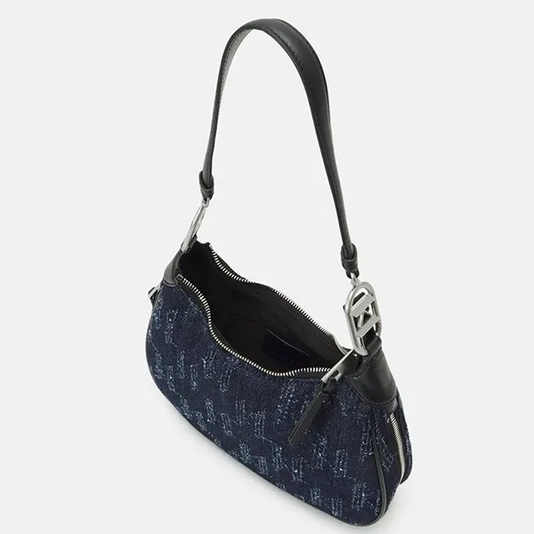 Túi Đeo Vai Karl Lagerfeld K/Bridge Denim Bag Màu Xanh Denim Đậm Size 25 - Túi xách - Vua Hàng Hiệu