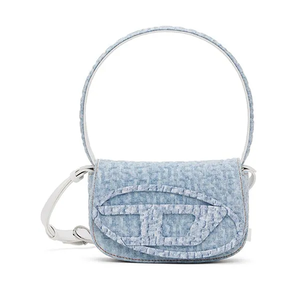Túi Đeo Vai Nữ Diesel 1DR Shoulder Bag 231001F048005 Màu Xanh Denim - Túi xách - Vua Hàng Hiệu