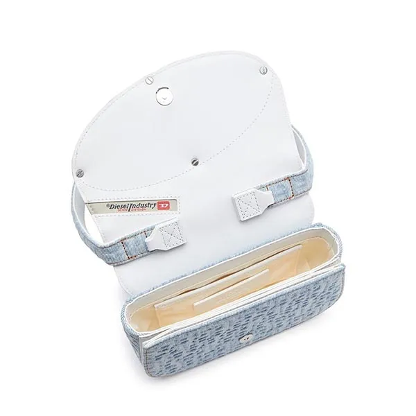 Túi Đeo Vai Nữ Diesel 1DR Shoulder Bag 231001F048005 Màu Xanh Denim - Túi xách - Vua Hàng Hiệu