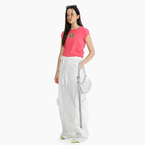 Túi Đeo Vai Nữ Find Kapoor Belty Bag 25 Crinkled Silver Màu Bạc - Túi xách - Vua Hàng Hiệu
