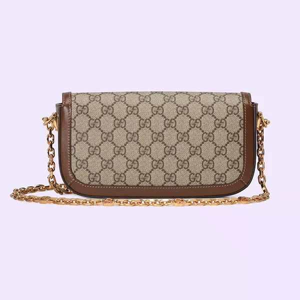 Túi Đeo Vai Nữ Gucci Horsebit 1955 Shoulder Bag 735178 92TCG 8563 Màu Nâu - Túi xách - Vua Hàng Hiệu