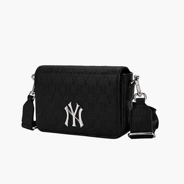 MLB Classic Monogram Rainbow Hoody Bag NY Yankees Black, Crossbody Bags  for Women