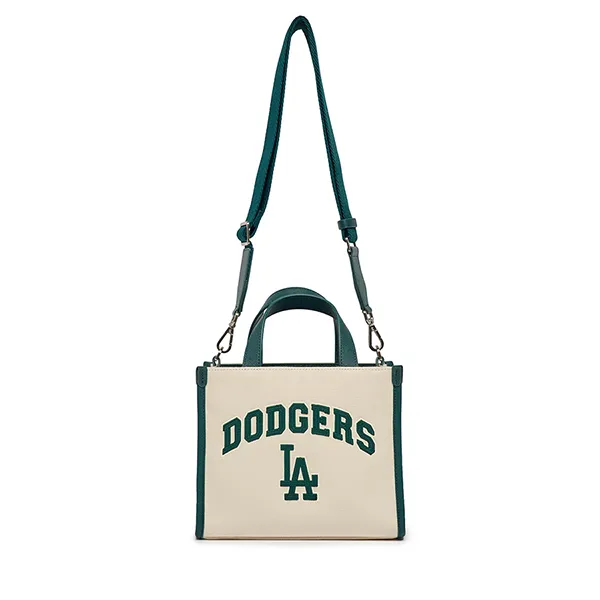 Túi Tote MLB Varsity LA Dodgers 3AORS083N-07CRD Màu Kem Xanh - Túi xách - Vua Hàng Hiệu