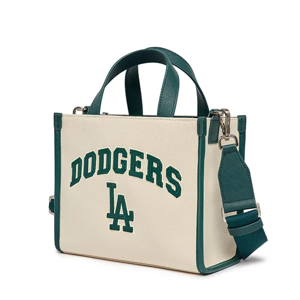 Túi Tote MLB Varsity LA Dodgers 3AORS083N-07CRD Màu Kem Xanh - Túi xách - Vua Hàng Hiệu