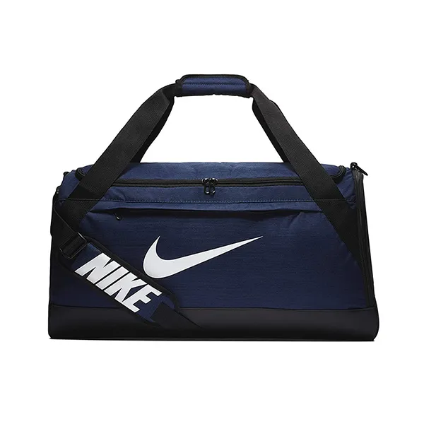 Túi Trống Nike Polyester Midnight Travel Duffle BA5977-410 Màu Xanh Đen - Túi xách - Vua Hàng Hiệu