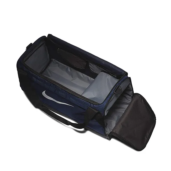 Túi Trống Nike Polyester Midnight Travel Duffle BA5977-410 Màu Xanh Đen - Túi xách - Vua Hàng Hiệu