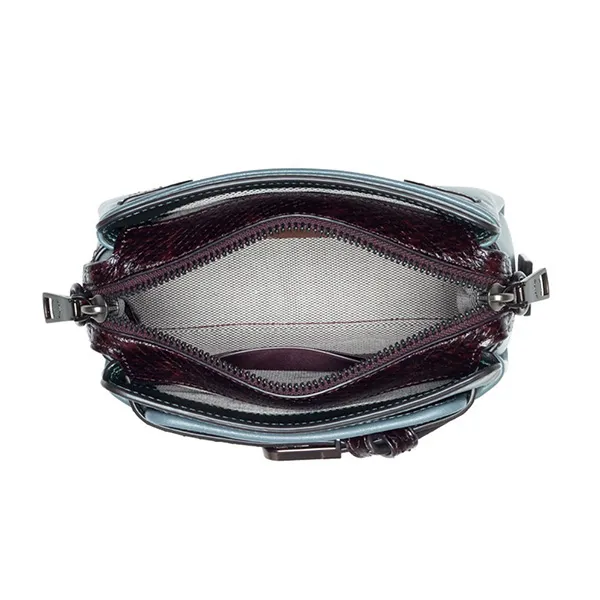 Túi Xách Nữ Coach Snakeskin Detail Tate 18 Crossbody Sage C5371 Màu Xanh