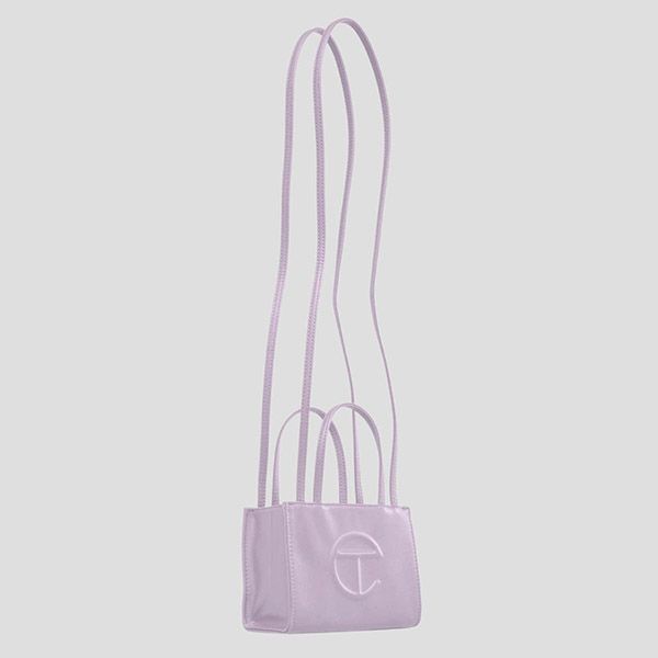 Túi Xách Nữ Telfar  Lavender Leather TF-012-LAVD Màu Tím - 4