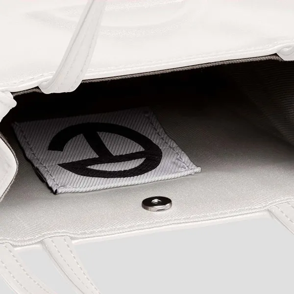 Túi Xách Nữ Telfar White Leather TF-012-WT Màu Trắng