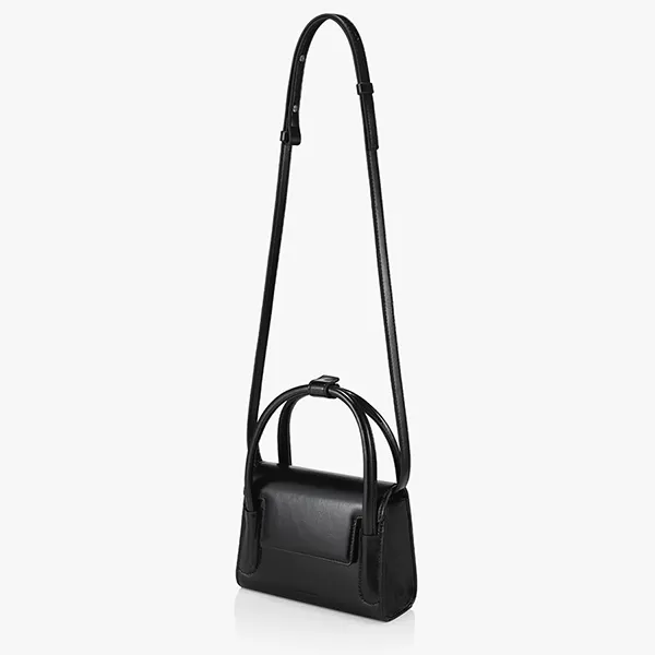 Túi Xách Tay Nữ Find Kapoor Marty Bag 18 Crinkled – Black Màu Đen - Túi xách - Vua Hàng Hiệu