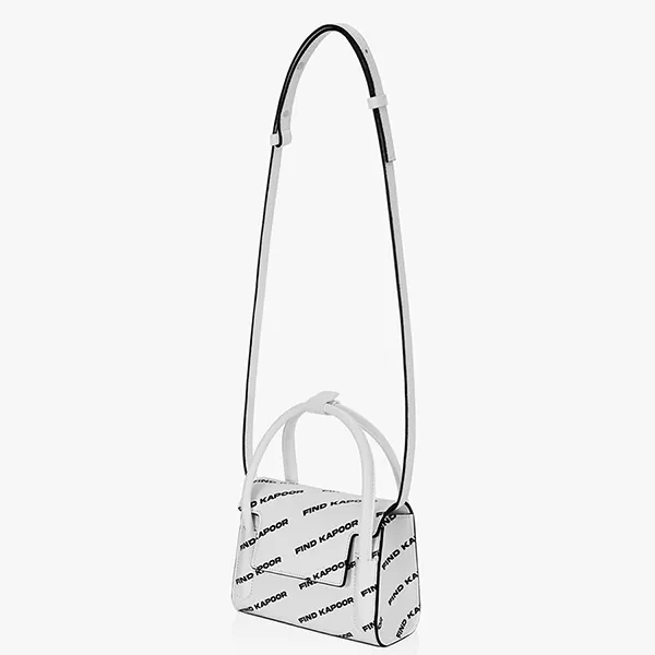 Túi Xách Tay Nữ Find Kapoor Marty Bag 18 Lettering White Màu Trắng - Túi xách - Vua Hàng Hiệu
