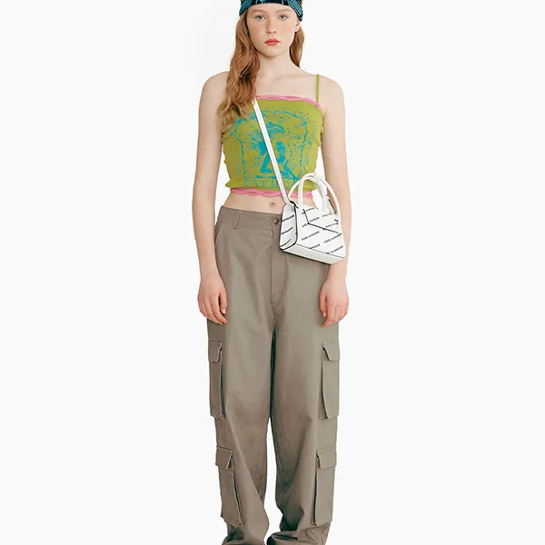 Túi Xách Tay Nữ Find Kapoor Marty Bag 18 Lettering White Màu Trắng - Túi xách - Vua Hàng Hiệu