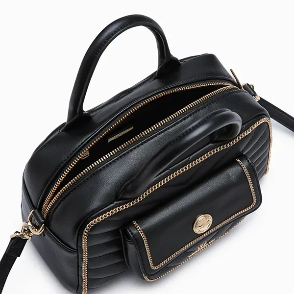 Túi Xách Tay Nữ Lyn Narzo M Crossbody Bags LL23CBF129 Màu Đen