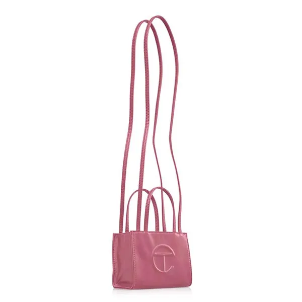 Túi Xách Tay Nữ Telfar Small Shopping Bag Corned Beef Màu Hồng - Túi xách - Vua Hàng Hiệu