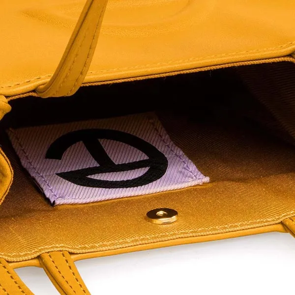 Túi Xách Tay Telfar Small Shopping Bag Mustard Màu Vàng Chanh