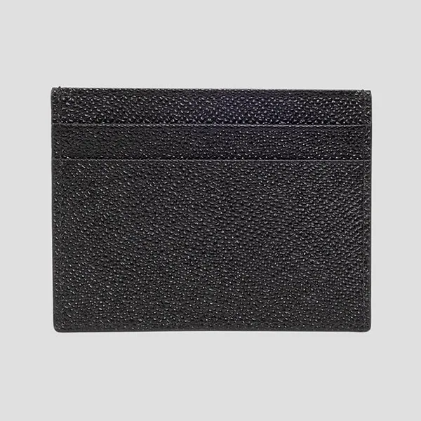 Ví Nam Dolce & Gabbana D&G Black Leather With Logo Plaque Calfskin BP0330 AG219 80999 Màu Đen