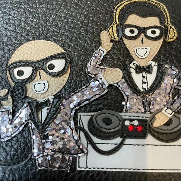 Ví Nam Dolce & Gabbana D&G DJ Bi-Fold Wallet Màu Đen - 4