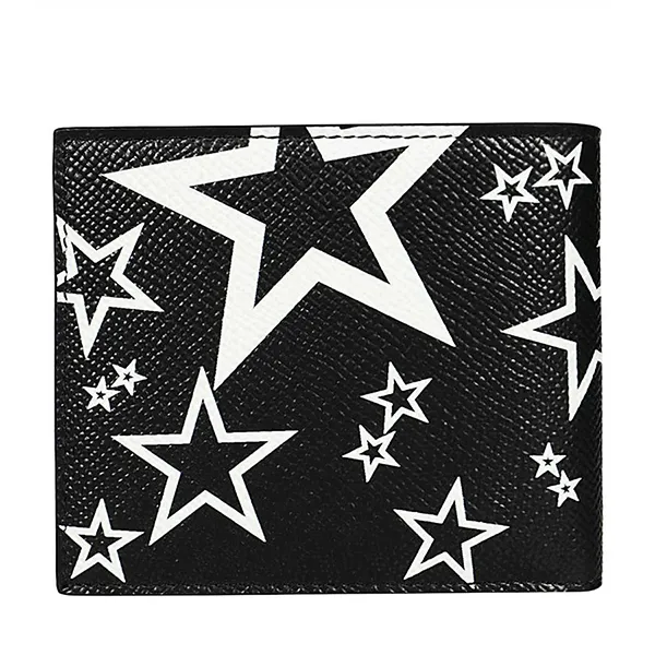 Ví Nam Dolce & Gabbana D&G Leather Star Print Wallet BP1321 Màu Đen - Túi xách - Vua Hàng Hiệu