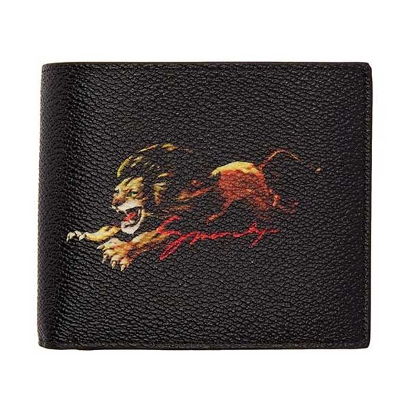 Ví Nam Givenchy Men's Black Lion Logo Wallet Màu Đen - 1