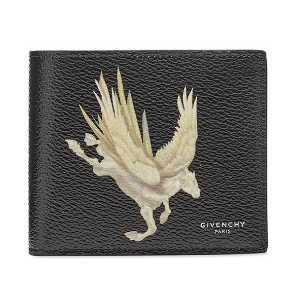 Ví Nam Givenchy Pegasus Print Billfold Wallet Màu Đen - 1