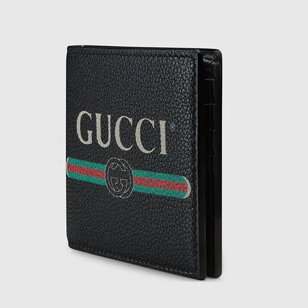 Ví Nam Gucci Print Gucci Wallet Màu Đen