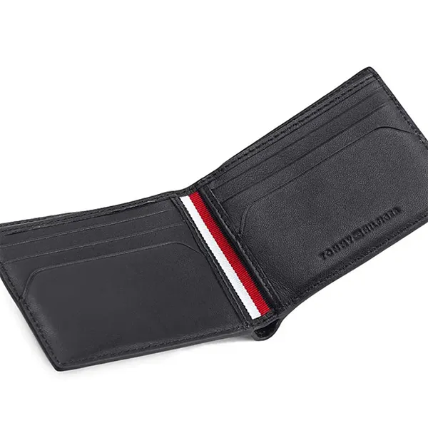 Ví Nam Tommy Hilfiger Wallet AM0AM10244_BDS Màu Đen