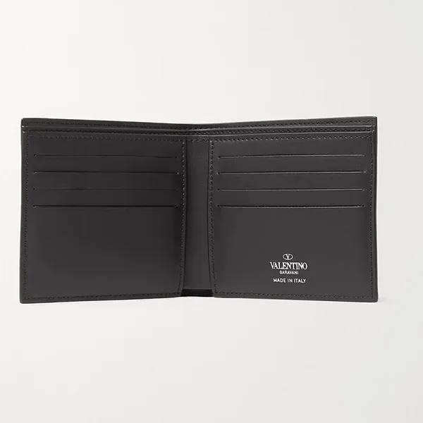 Ví Nam Valentino Garavani VLTN Bifold Wallet Màu Đen Trắng - Túi xách - Vua Hàng Hiệu