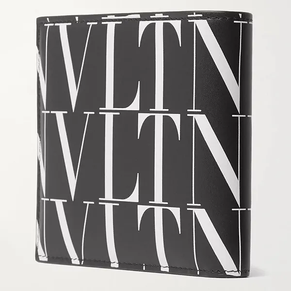 Ví Nam Valentino Garavani VLTN Bifold Wallet Màu Đen Trắng - Túi xách - Vua Hàng Hiệu