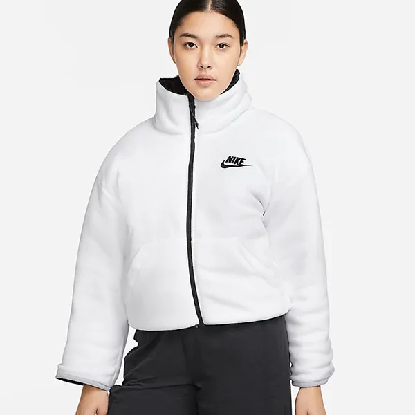 Áo Khoác Nữ Nike Sportswear Therma-FIT Repel DQ6864-010 Màu Đen (Mặc 2 Mặt) Size L