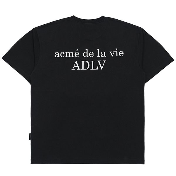 Áo Phông Acmé De La Vie ADLV Baby Face Cat Earplug Short Sleeve Tshirt Màu Đen - 4