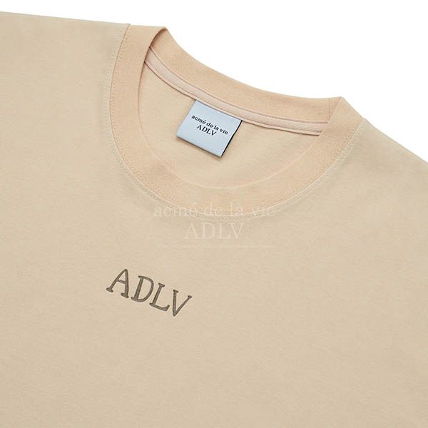 Áo Phông Acmé De La Vie ADLV Glossy Basic Logo ADLV-21SS-SSLGLB-BEG T-shirt Màu Beige - 3