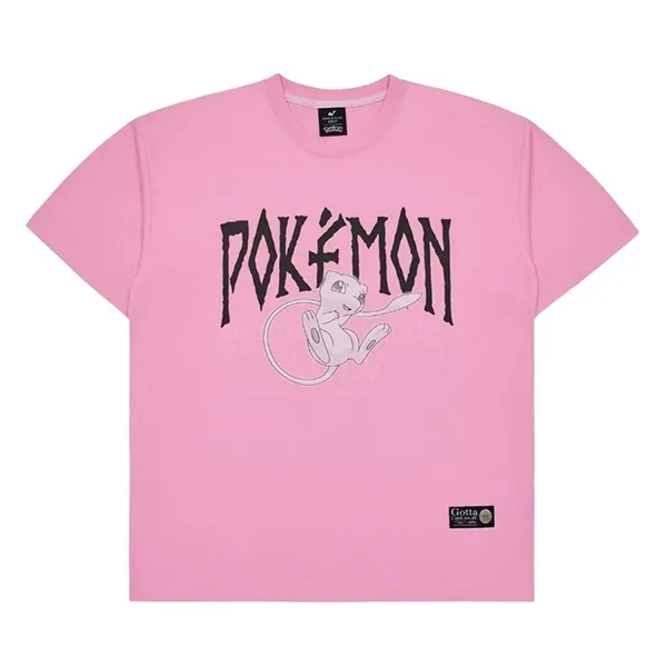 Áo Phông Acmé De La Vie ADLV Pokemon Mew Short Sleeve Tshirt Màu Hồng - Thời trang - Vua Hàng Hiệu