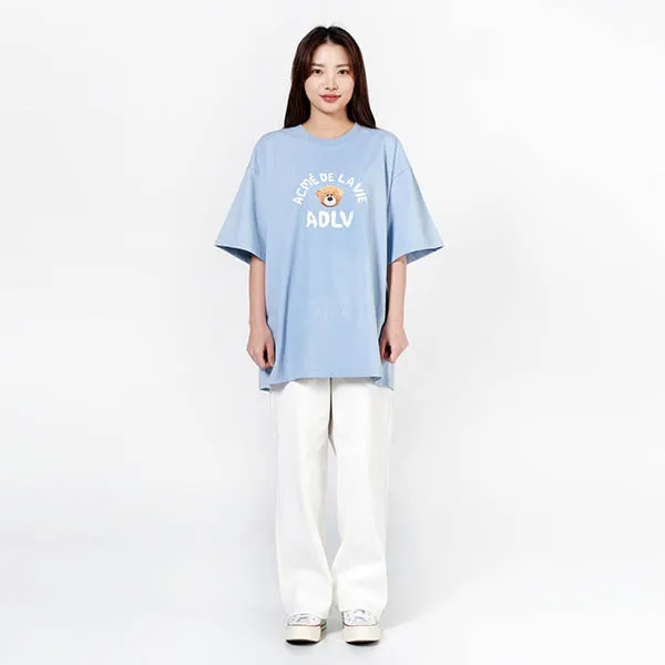Áo Phông Acmé De La Vie ADLV Teddy Bear ADLV-21SS-SSADSB-TBD T-shirt Màu Xanh Blue