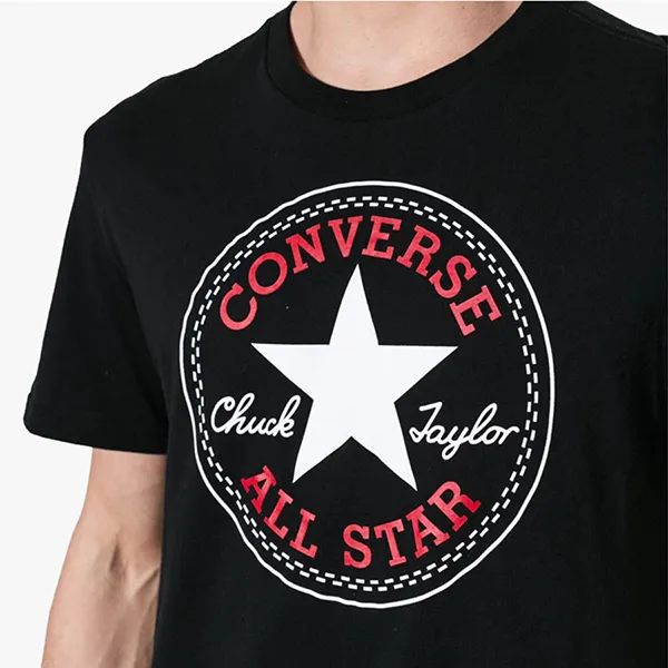Áo Phông Converse Chuck Patch Tee - 10007887-A01 Tshirt Màu Đen Size XL - Thời trang - Vua Hàng Hiệu