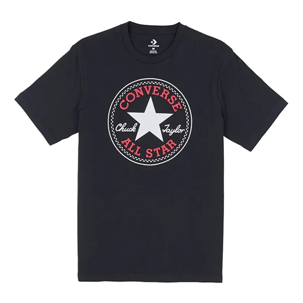 Áo Phông Converse Chuck Patch Tee - 10007887-A01 Tshirt Màu Đen Size XL - Thời trang - Vua Hàng Hiệu