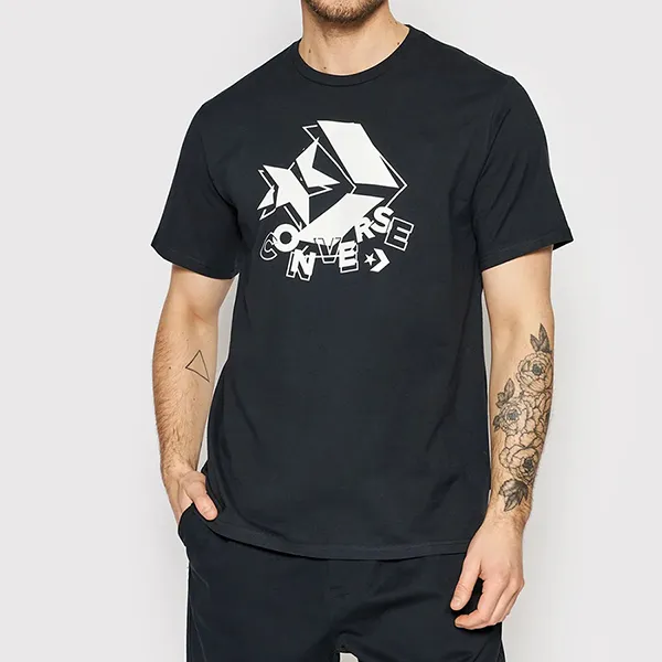 Áo Phông Converse SSNL Tee - 10022944-A01 Tshirt Màu Đen Size 2XL - Thời trang - Vua Hàng Hiệu