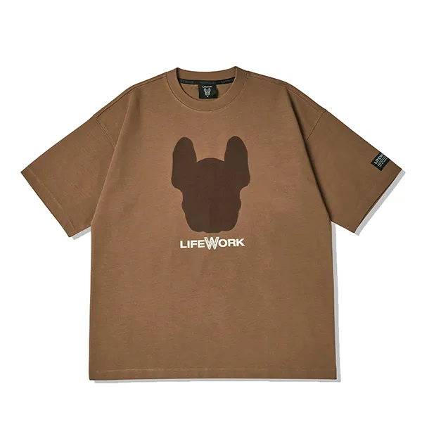 Áo Phông LifeWork Lava Bigradoc LW232TS416 Tshirt Màu Nâu Size L