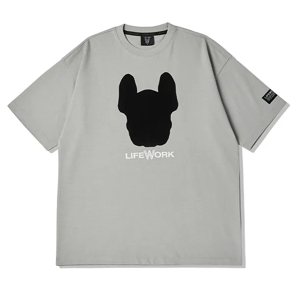 Áo Phông LifeWork Lava Bigradoc LW232TS416 Tshirt Màu Xám