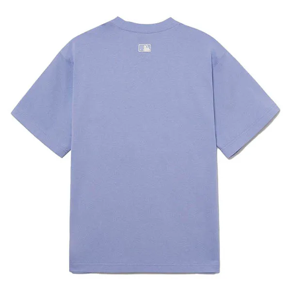Áo Phông MLB Basic Small Logo T-Shirts Boston Red Sox 3ATSB0233-46PPL Màu Xanh Blue - Thời trang - Vua Hàng Hiệu