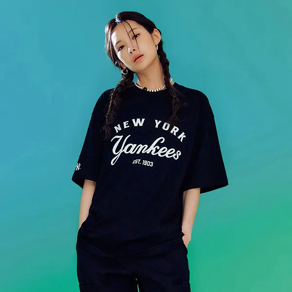 Áo Phông MLB New York Yankees Tshirt 3ATSB4033-50BKS Màu Đen