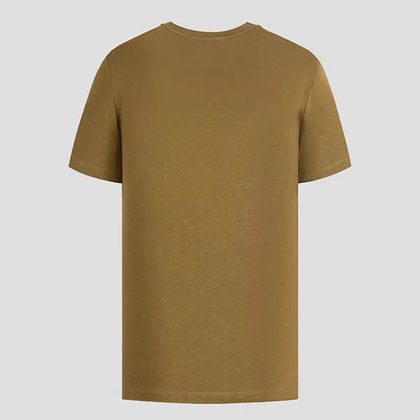 Áo Phông Nam Balmain Logo Printed Khaki Tshirt AH1EG000BB73 UEG Màu Xanh Kaki - Thời trang - Vua Hàng Hiệu