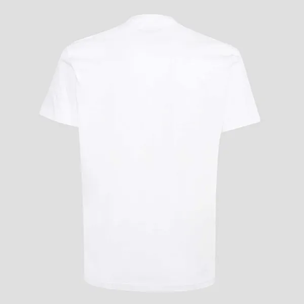 Áo Phông Nam Dsquared2 White With Multicolor Logo Printed Tshirt S71GD1249 S23009 100 Màu Trắng