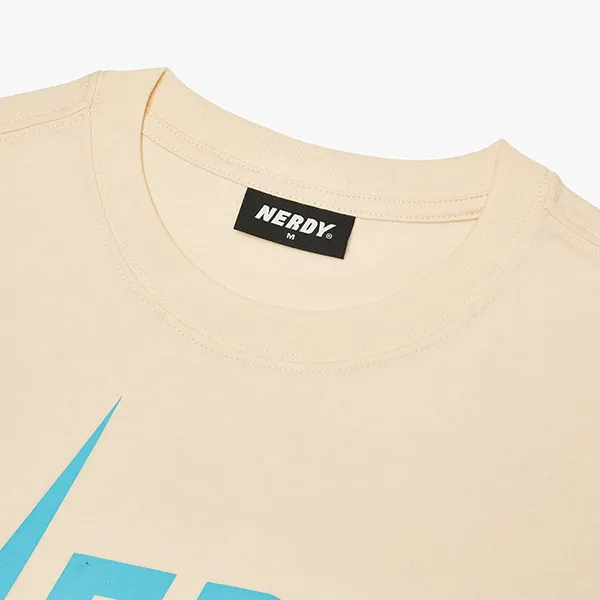 Áo Phông Nerdy Lightning Logo PNEU22KG45 Tshirt Màu Kem - Thời trang - Vua Hàng Hiệu