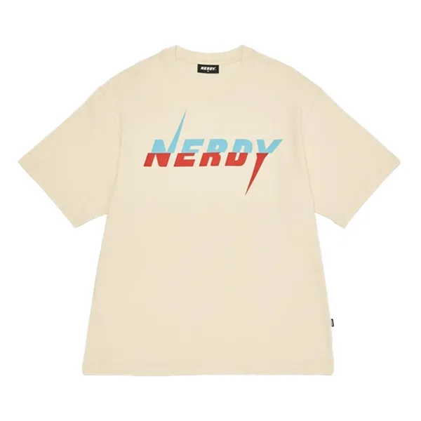 Áo Phông Nerdy Lightning Logo PNEU22KG45 Tshirt Màu Kem - Thời trang - Vua Hàng Hiệu